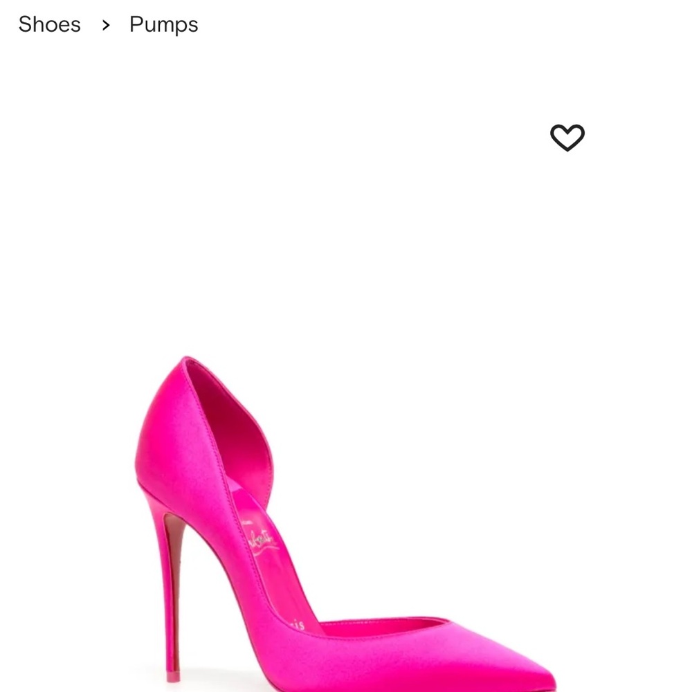 Christian Louboutin Women's Pink Stiletto Heels